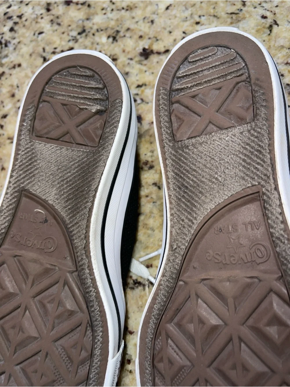 Converse Knit Black and White Low Top Sneakers